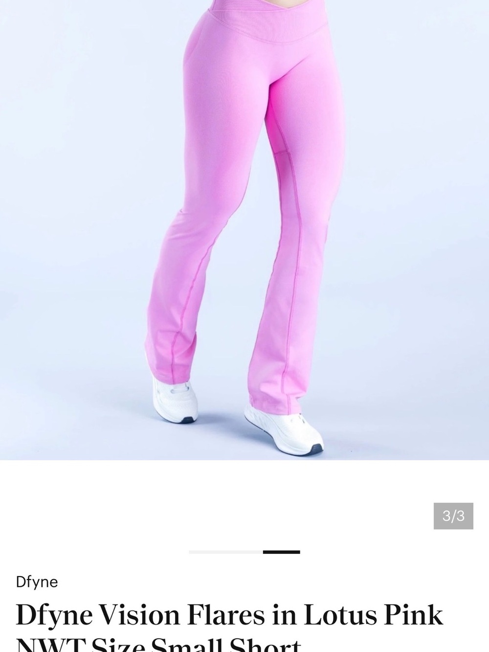 Dfyne Lotus Pink Flare Pants